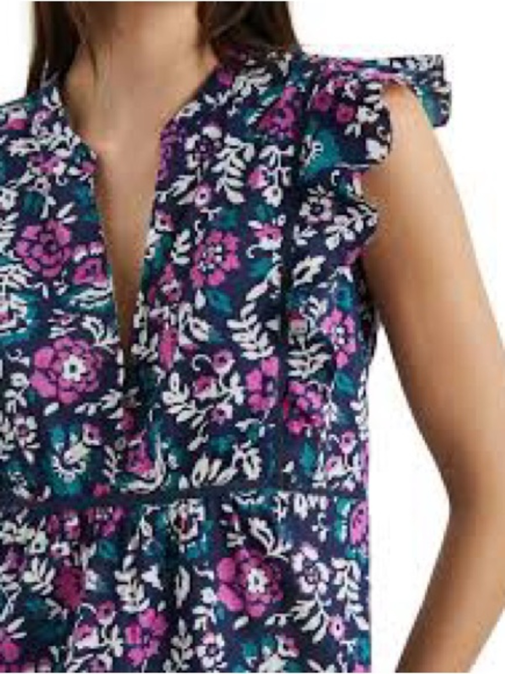Rails Misha Cotton Flutter Sleeve Top